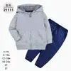 Comercio Exterior Ropa Infantil Primavera y Otoño Conjunto Infantil de Dos Piezas Material Sudadera Sudadera con Capucha Ropa Infantil para Bebés Ropa de Salida [Al por Mayor]