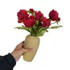 ¡Autorización! Flores Artificiales de Peonía de Alta Calidad con 2 Cabezas para Boda y Decoración del Hogar, Arreglos Florales y Exhibiciones de Flores Falsas