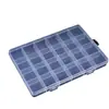 Caja Transparente de PP con Tapa abatible para Organización y Almacenamiento de Materiales para Joyería Hecha a Mano DIY Caja de Almacenamiento Desmontable Caja de Herramientas