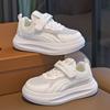 Zapatos Deportivos de Primavera y Otoño para Niños 2025 Nuevos Suela Blanda Niños Medianos y Grandes Malla Transpirable Versátiles Ligeros Zapatos Blancos