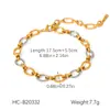 Pulseira Borboleta de Aço Inoxidável Europeia e Americana com Zircônia para Mulheres, Joia de Mão que Não Desbota, Joia de Luxo Leve e de Alta Qualidade, Joia de Aço Titânio Transfronteiriça