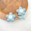 Perlas Perforadas con Agujero Vertical de Girasol Pintado en Acrílico Materiales para Accesorios de Joyería Colgante de Bolsa de Pulsera Llavero