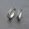 Anillo de pareja vintage para pareja de ancianos personalidad estudiantes masculinos y femeninos plateado anual más que anillo de pez pez pequeño suministro de regalo