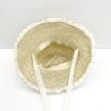 Sombrero de Mujer Nuevo de Encaje Trenzado de Paja Sombrero de Mujer Verano Ala Ancha Vacaciones en la Costa Protección Solar Sombrero para el Sol