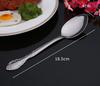 Venta al por mayor de fábrica tenedor cuchara de acero inoxidable vajilla portátil cuchara de sopa para el hogar cuchara de postre cuchara de café tenedor de acero inoxidable