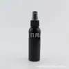 Botella pulverizadora blanca y negra de 60 ml, botella pulverizadora de tipo pulsador, botella pulverizadora pequeña para hidrosol, botella de perfume de 60 ML, botella pulverizadora pequeña rellenable