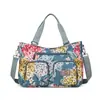 Bolso Cruzado Casual Estampado para Mujer con Múltiples Compartimentos para Almacenamiento, Bolso para Madres de Mediana Edad, Bolso Cruzado para Mujer de Nylon de Gran Capacidad
