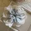 Goma de Pelo Grande de Encaje Estilo Mori Coreano 2026 Nueva Linda y Suave para Cola de Caballo Baja Moño Accesorio para el Cabello