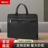 Bolsa de Documentos Portátil Maletín de Tela Oxford Cremallera Escolar Bolsa de Información para Conferencias Bolsa para Documentos Logo Impreso