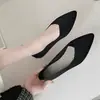 Nuevos mocasines planos transpirables de moda Primavera/Verano 2025, punta poco profunda, fáciles de usar, planos de punta fina de tejido fly-knit