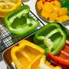 Frutas Frescas do Norte, Pimentões Coloridos para Comer Crus, Pimentões Sete Cores, Pimentões Doce Lanterna, Legumes de Shouguang, Pimentões Verdes Milhete, Pimentões Redondos, Legumes