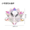 Taza de Cristal para Uñas con Forma de Corazón de Loto Manzana Cuadrado con Tapa para Lavar Pinceles Taza de Cristal para Líquido de Uñas Contenedor para Mezclar Colores