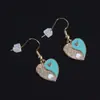Tapones de Oído de Silicona con Forma de Corazón de Durazno Color Blanco Roto, Tapones para Pendientes, Accesorios para Pendientes de Botón, Tapones de Corazón para Orejas, Materiales para Producción de Pendientes DIY al por Mayor