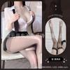 Estilo Noturno Lingerie Sexy plus size Uniforme de Secretária Tentação Paixão Transparente Professora Feminina Ensinou Saia de Quadril