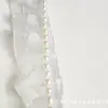 Babados de Chiffon de Fada com Acabamento de Renda de Pérola, Acessórios Decorativos DIY para Vestidos de Noiva, Hanfu e Saias Lolita