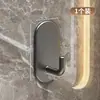 Gancho Adesivo Forte Sem Furos Estilo Creme Gancho Nariz de Elefante Gancho para Roupas Porta de Cozinha Banheiro Fabricante Atacado