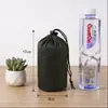 Lona de Tres Compartimentos Poliéster Exterior Primeros Auxilios Saco de Dormir Tienda de Campaña Almacenamiento Portátil Cordón de Nylon Bolsa de Empaque con Cordón