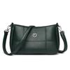 Bolso de hombro vintage con bordado a cuadros, sencillo, combinable con todo, de moda, cruzado, ligero, de lujo, con textura de alta gama.