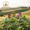 Venta al por mayor de Flores y Plantas de Plástico Integradas de Dos Colores, Accesorios para Maquetas de Edificios Artificiales, Plantas Acuáticas y Flores para Jardinería de Micro Paisajes