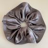 Elástico para Cabelo Grande de Cetim Elegante Francês Corda de Cabelo de Alta Qualidade para Mulheres 2025 Novo Elástico de Cabelo Flor de Cabeça Elegante