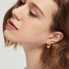 Aretes de Moda Transfronteriza Verano para Mujer Lujo Ligero de Alta Gama Anillo Sensorial Hebilla de Oreja Ins Nicho Diseño con Sentido Aretes