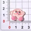 Pinza para el pelo con forma de corazón transparente de Kirby para manualidades con pegamento de crema, funda de teléfono casera, vaso de agua, accesorios de resina para vehículos eléctricos