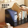 Suporte para pastas de arquivo, suporte de mesa para livros, suporte para colocação de documentos, organizador de mesa de escritório, armazenamento e organização de dados de arquivo