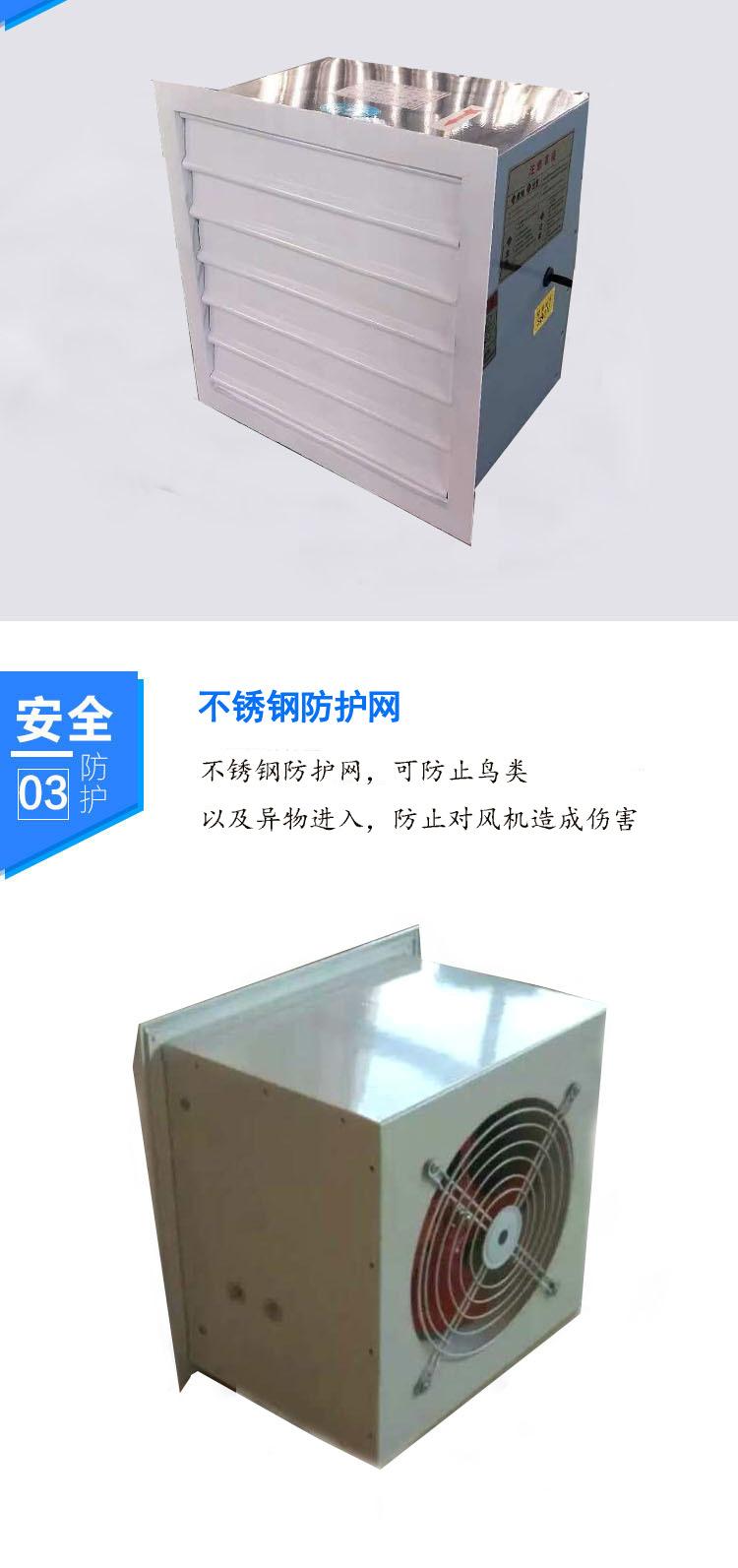 方形壁式轴流风机细节1