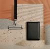 Fabricantes de fuentes, estuche de cuero genuino para permiso de trabajo, estuche de cuero con imán para certificado, estuche protector para tarjeta de trabajo, insignia, licencia de tarjeta de trabajo