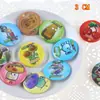 Insignia Broche de Dibujos Animados Pasable de 3 cm Insignia Infantil Ropa Cara Sonriente Insignia de Pin Colgante para Mochila Escolar Venta al por Mayor