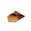 Portatarjetas de Gran Capacidad Estilo Japonés y Coreano de Cuero PU Simple, Tarjetero de Negocios, Cartera Plegable Estilo Sobre, Portatarjetas de Identificación, Cartera