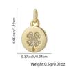 Collar de oro arena con flor de cuatro hojas micro-incrustado diamante de color diamante blanco lujo ligero diseño nicho de alta gama joyería cadena clavícula para niña