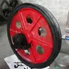 Rodas de Guindaste de Mineração, Rodas de Guindaste Fixas para Poços Verticais, Equipamentos Auxiliares de Elevação, Rodas de Guindaste de Aço Fundido para Perfuração Subterrânea
