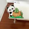 Gancho de puerta de flor de derechos de autor gancho de panda gancho de dibujos animados baño lindo gancho acrílico sin costuras sin perforaciones