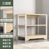 Estantería de Almacenamiento de Libros de Pie Organizador de Múltiples Niveles Estantes Color Madera Maciza Librero Estante de Almacenamiento de Oficina Gabinete Estantes Escalonados