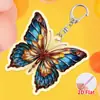 Llavero de Color Mariposa Colgante Acrílico para Mochila Escolar Colgante Lindo para Estudiante Accesorios para Mochila Colgante Decoración