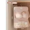 Bolsa de almacenamiento para ropa interior, organizador colgante para armario para dormitorio, sujetador, ropa íntima, bolsa de red para almacenamiento de calcetines, herramienta de almacenamiento para ropa interior