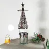 Venta al por mayor de fábrica Amazon INS Celebridad de Internet Árbol de vela aromática navideña Flujo de aire Árbol Portavelas Giratorio Linterna