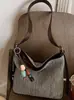 Bolsa Tote Yuezi Simple de Gran Capacidad para Mujer 2026 Nuevo Estilo Bolso Tejido de Paja Elegante Moderno para Viajar Debajo del Brazo Bolso de Hombro Único Cruzado