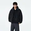 Xingzhe Jaqueta de Algodão Grossa Xadrez com Gola Alta Americana Masculina Inverno 2026 Novo Estilo Proteção contra Frio Aquecimento Roupas de Algodão Pão Outerwear