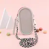 Bolsa de Teléfono de Silicona Transfronteriza En Stock Portátil Cruzada para Gafas de Sol Almacenamiento Monedero de un Solo Hombro Fijo Dopamina