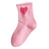 Calcetines Infantiles Transfronterizos Niñas Dulces Corazón de Amor Calcetines de Tubo Venta al por Mayor Otoño e Invierno Cómodos Transpirables Deportivos Calcetines para Niños