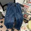 Amazon 2026 Calça Jeans Masculina de Verão Estilo Americano Moda Street Style Versátil Cor Sólida Em Estoque Tendência