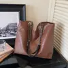 Bolso Grande de Estilo Coreano Transfronterizo Casual para el Trabajo y los Viajes Diarios para Mujer 2026 Nuevo Bolso Tote Tejido Versátil Bolso de Hombro