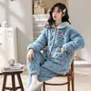 Pijama acolchado hombre invierno forro polar coral tres capas extra grueso con forro polar traje cálido invierno ropa de casa invierno RR