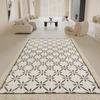 Alfombra para pies antideslizante para puerta de entrada de hogar estilo crema francés, sensación de alta calidad, felpudo para frotar la suciedad, anillo de alambre cortante, alfombra para piso