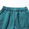 Shorts de Corrida Secagem Rápida Marca da Moda, Shorts Elásticos Multicor de Verão para Homens e Mulheres, Shorts Casuais de Seda de Gelo para Homens