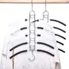 Perchero mágico desmontable y multifuncional con metal engrosado y esponja para agarre antideslizante, con 5 niveles para organizar la ropa en un armario doméstico