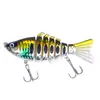 Set de Cinco Piezas Transfronterizo de Señuelos de Pesca Multisección, Señuelos Duros, Señuelos Pequeños de Imitación de Peces, Señuelos Artificiales de 15g, Adecuado para Agua Dulce y Salada