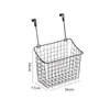 Cesta Colgante para Puerta de Armario de Cocina Gran Capacidad Cesta de Almacenamiento para Artículos de Tocador de Baño Cesta de Almacenamiento de Artículos Varios de Escritorio de Hierro Venta al por Mayor